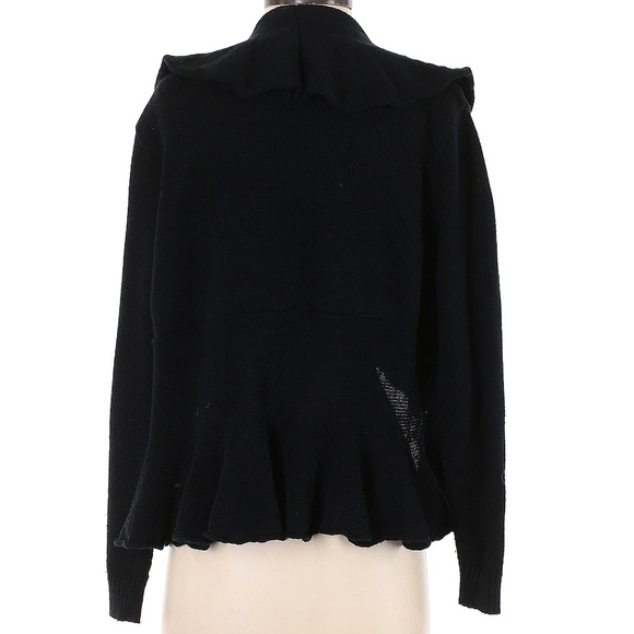 SAGA Cashmire blend RUFFLE SWEATER sz: 3 (LG/XL) Missy/Juniors NEW W/TAGS - Picture 2 of 2
